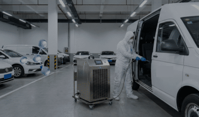 Bonifica e sanificazione di veicoli e autorimesse dopo un decesso