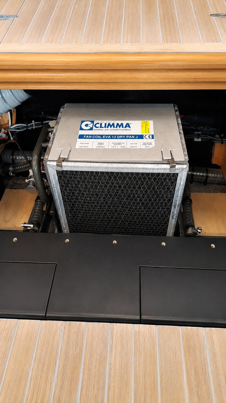 Fan coil della climatizzazione sanificato con ozono
