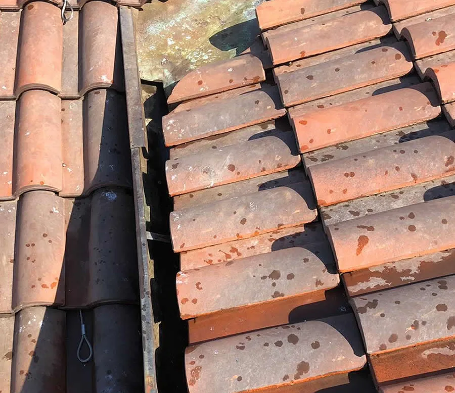 Copertura bonificata e sanificata dopo l’intervento